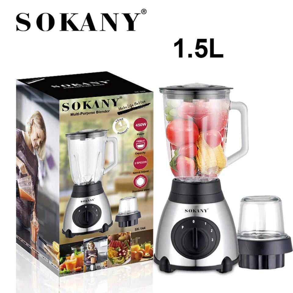 Licuadora Sokany 1.5L 450W – Potencia y Versatilidad en tu Cocina