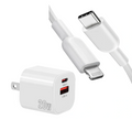 Cargador Set Apple Lightning 20w Carga Rápida certificada MFI (Cubo + Cable)
