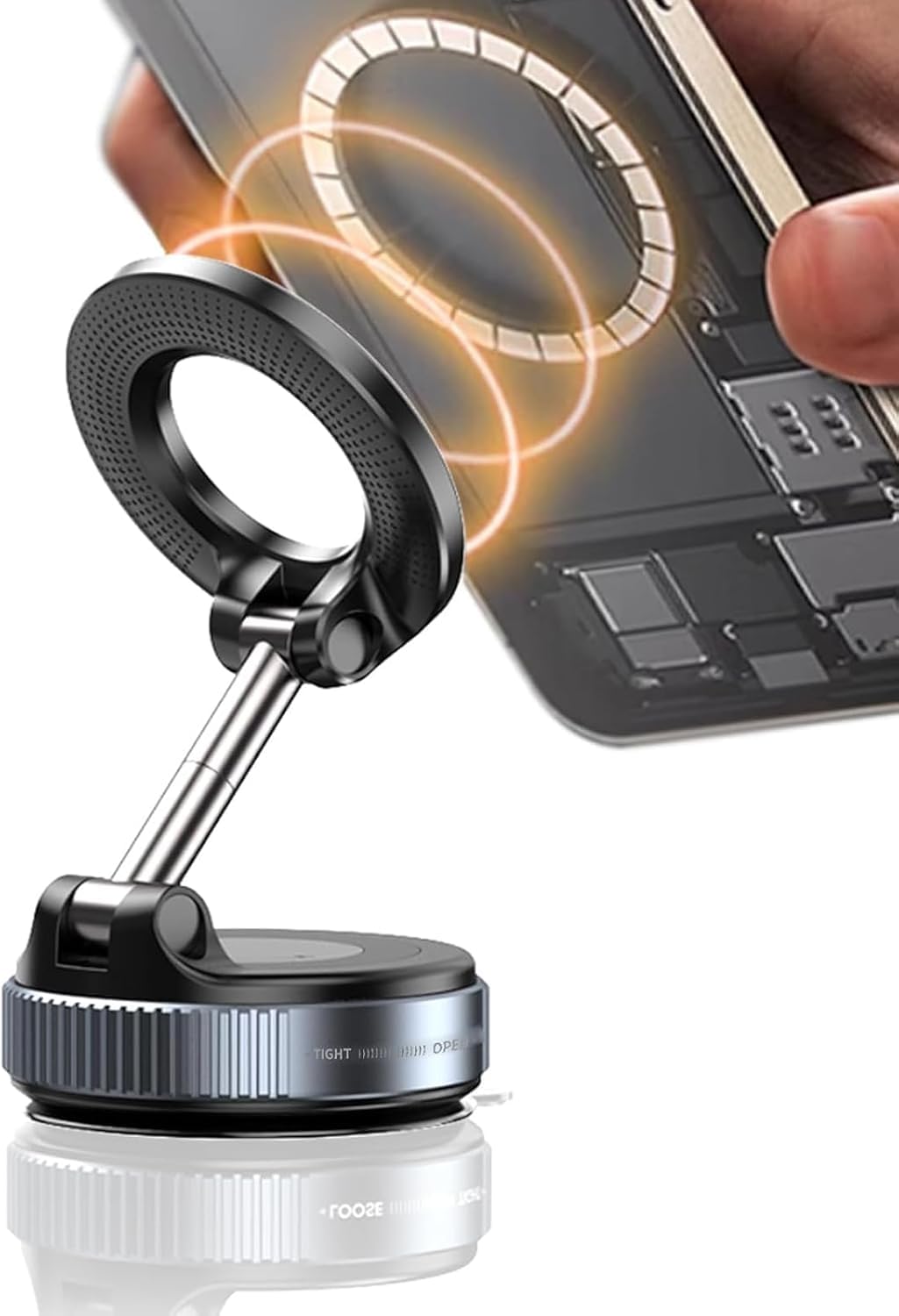 holder-telefono-carro-magnetico-brazo-ajustable-rotacion-completa-ecuador
