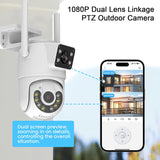 Cámara 360 WiFi con visión nocturna | Seguridad inteligente