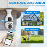 Cámara 360° WiFi Inteligente con Visión Nocturna y Audio Bidireccional – Seguridad para Hogar y Negocio