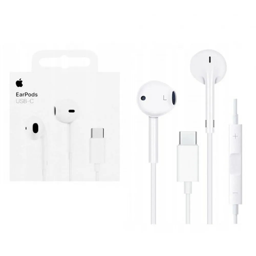 Apple EarPods USB-C – Sonido Claro y Compatibles con iPhone, Android y Más