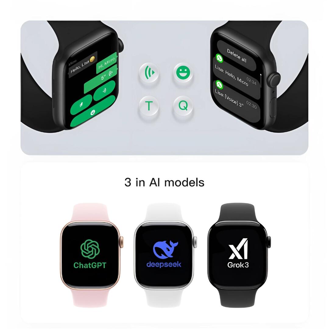 Smartwatch W11 Mini Series 11 – 41mm 2026 + correa de cuero GRATIS y case