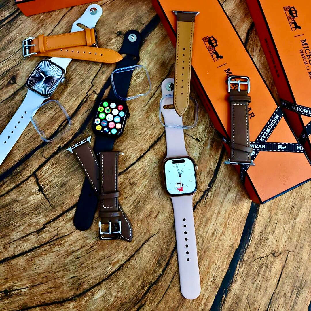 Smartwatch W11 Mini Series 11 – 41mm 2026 + correa de cuero GRATIS y case