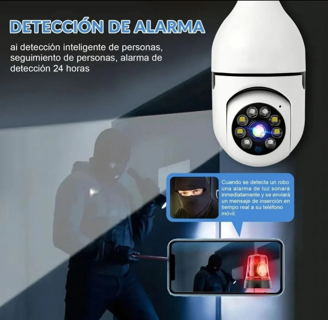 Smart Cámara wifi iP Wireless Full HD 360