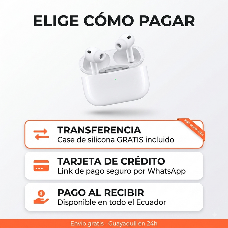New Pro 3 Ultra 2027 - Audífonos Inalámbricos con Cancelación de Ruido ANC, Traducción real, Modo ambiente, sensores cardiacos y más| Estuche Carga Inalámbrica | Envío GRATIS Ecuador
