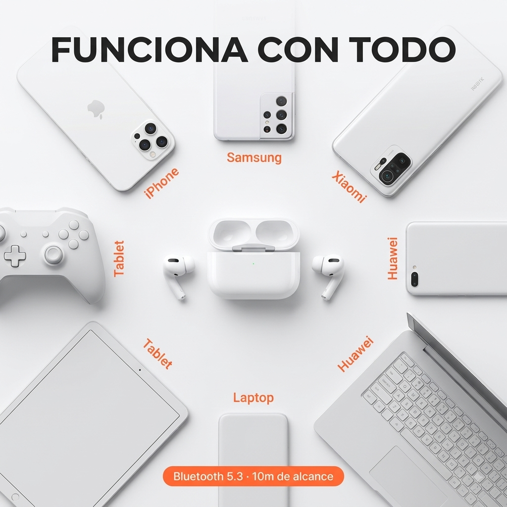 New Pro 3 Ultra 2027 - Audífonos Inalámbricos con Cancelación de Ruido ANC, Traducción real, Modo ambiente, sensores cardiacos y más| Estuche Carga Inalámbrica | Envío GRATIS Ecuador