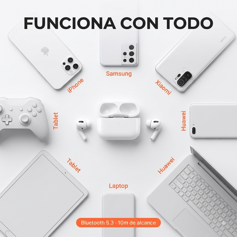 New Pro 3 Ultra 2027 - Audífonos Inalámbricos con Cancelación de Ruido ANC, Traducción real, Modo ambiente, sensores cardiacos y más| Estuche Carga Inalámbrica | Envío GRATIS Ecuador
