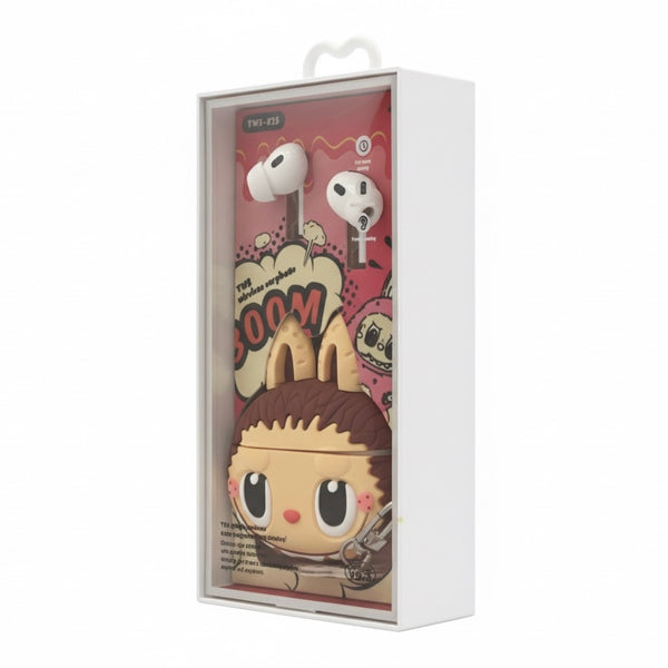 Audífonos tipo AirPods Wireless con Case Labubu – Sonido Premium y Batería para todo el día