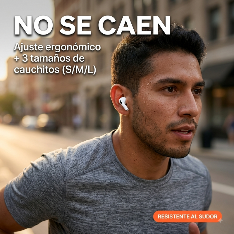 New Pro 3 Ultra 2027 - Audífonos Inalámbricos con Cancelación de Ruido ANC, Traducción real, Modo ambiente, sensores cardiacos y más| Estuche Carga Inalámbrica | Envío GRATIS Ecuador
