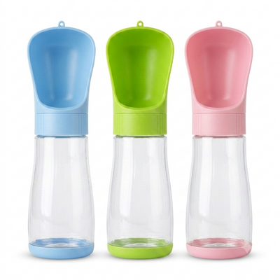 botella-agua-portatil-perros-gatos-transparente-taza-integrada-colores-surtidos-ecuador
