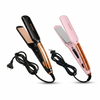 Plancha de Cabello Sonar Cerámica Profesional - 4 Temperaturas | 45W | Incluye Peine y Vinchas | Negra y Rosada | Ecuador