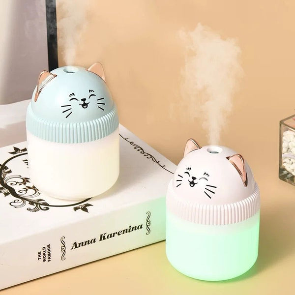 Humidificador Cabeza de Gatito – Tierno, Compacto y Refrescante