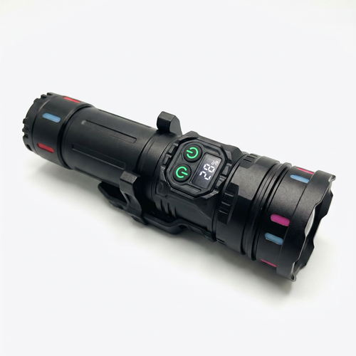 linterna-tactica-luz-lateral-4-modos-bateria-18650-recargable-campo-ecuador
