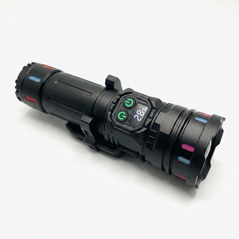 linterna-tactica-luz-lateral-4-modos-bateria-18650-recargable-campo-ecuador
