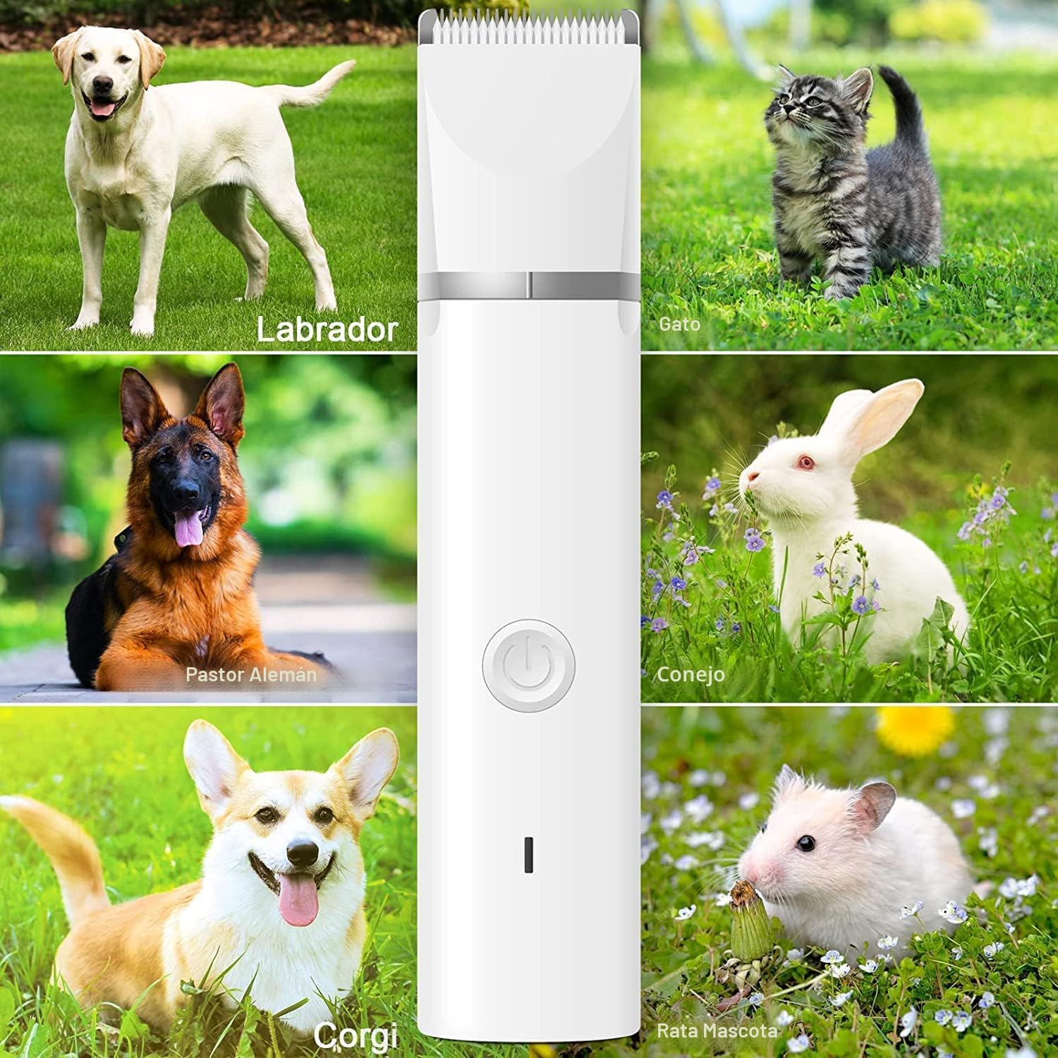 trimmer-profesional-perros-gatos-cuchillas-precision-motor-silencioso-bateria-ecuador

