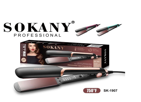 Plancha de Cabello – Temperatura Ajustable hasta 750°F para un Alisado Perfecto