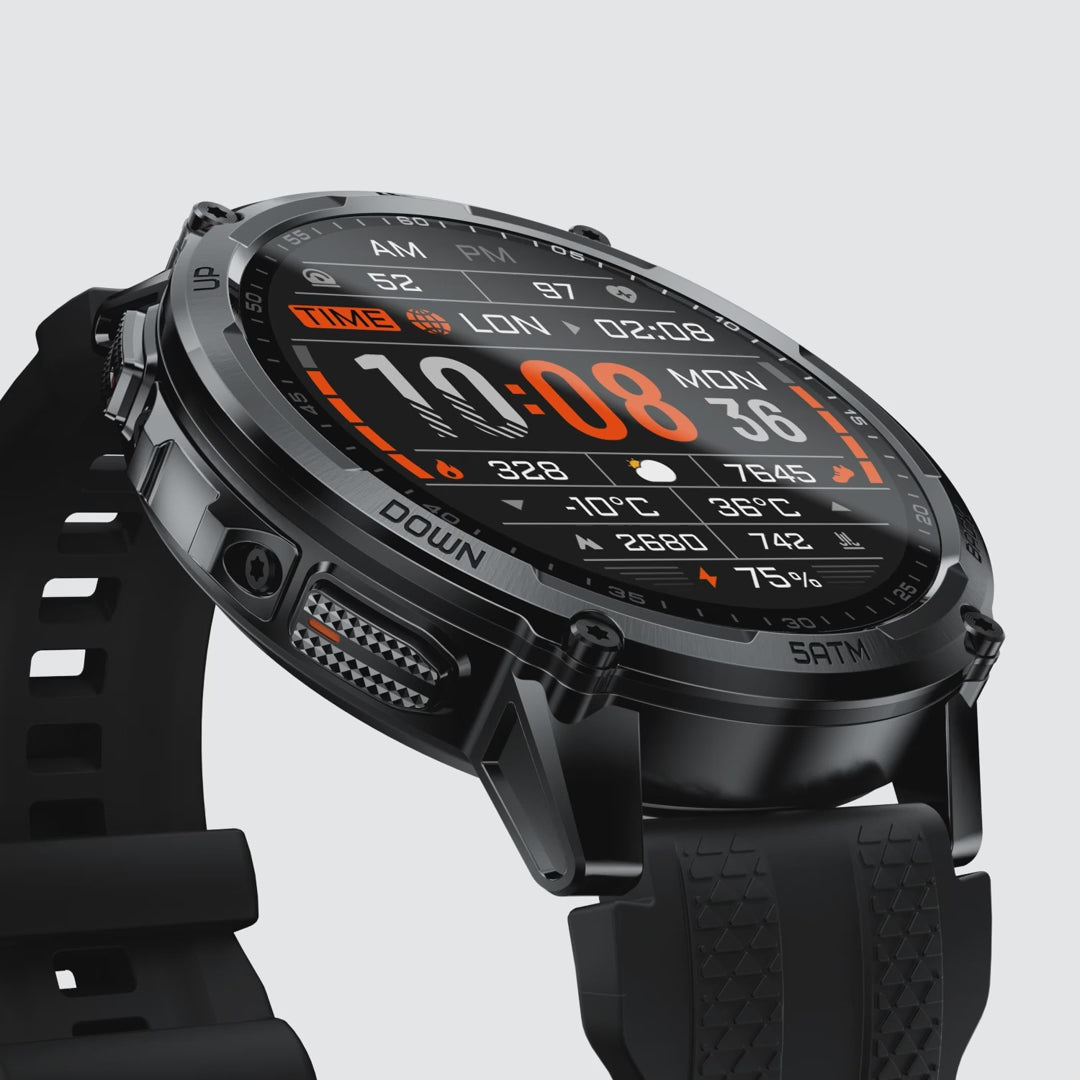 Kospet Tank T4 Ultra - Smartwatch Resistente con Pantalla AMOLED y Batería 20 Días | Ecuador T4C