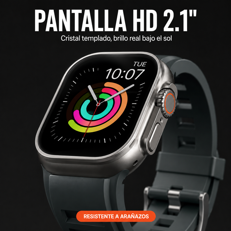 DT Ultra 3 Android Smartwatch: SIM 4G + Cámara + 16GB + GPS + Audífonos Bluetooth | 2 Correas + ENVÍO GRATIS Ecuador