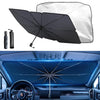 Parasol Sombrilla standard para Auto - Protector Parabrisas Retráctil UPF50+ Bloquea 99% UV | Envío Ecuador