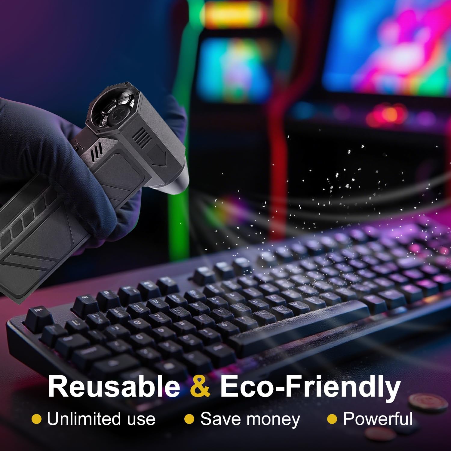Soplador de Aire Comprimido Inalámbrico 130,000 RPM - Limpieza Electrónica y Outdoor | Batería 5000mAh | Ecuador