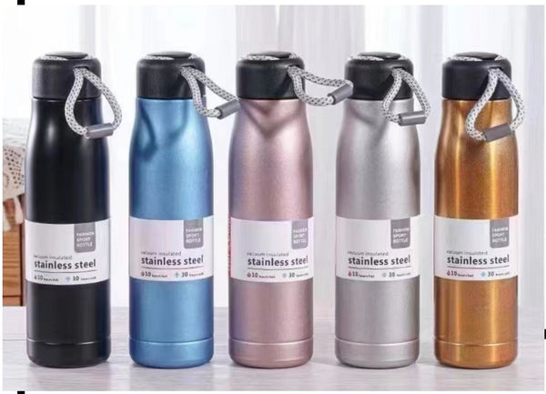 Botellas Térmicas de Acero Inoxidable – Mantén tu Bebida Fría o Caliente por Horas
